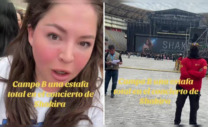 Peruana que pagó S/1.700 por Campo B en concierto de Shakira y se entera que no tendrá acceso a pasarela: “Es injusto”