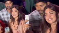 Rashmika Mandanna Manages To Pose For Selfies As She Gets Mobbed By Fans