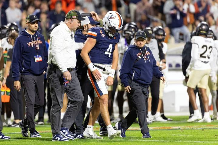 UVA coach hopeful that QB Chandler Morris can practice Wednesday