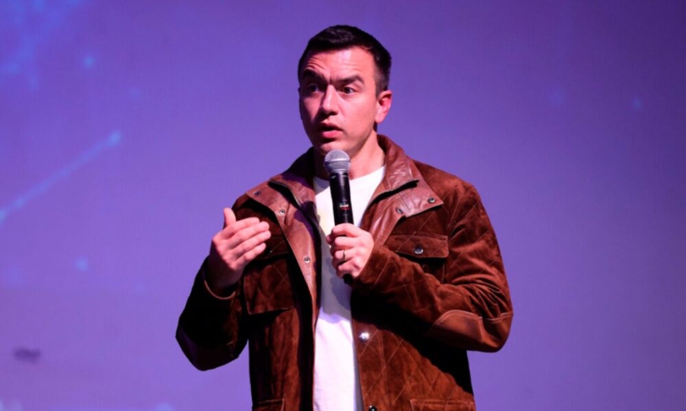 ¡Con ChatGPT! Así sugiere Noboa redacción de la Constitución