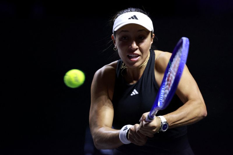 Tennis-Rybakina topples Pegula to book place in WTA Finals title clash