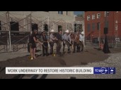 Crews break ground in Ybor City to restore the historic Sanchez y Haya building