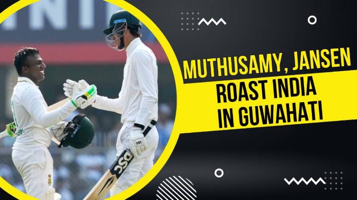 India vs South Africa 2nd Test: Muthusamy, Jansen Take Charge as India Face Massive Test