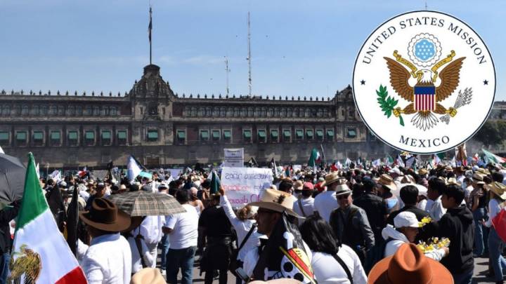 Embajada de EU en México alerta por marcha de Generación Z hoy jueves
