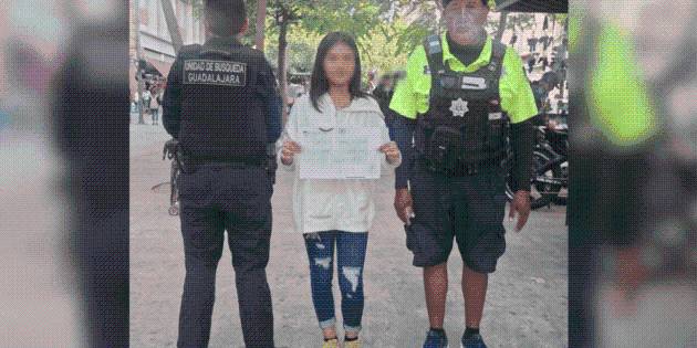 Localizan en Guadalajara a menor de edad con reporte de desaparición en Hidalgo