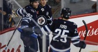 Lambert scores first NHL goal, Winnipeg Jets down Pittsburgh Penguins 5