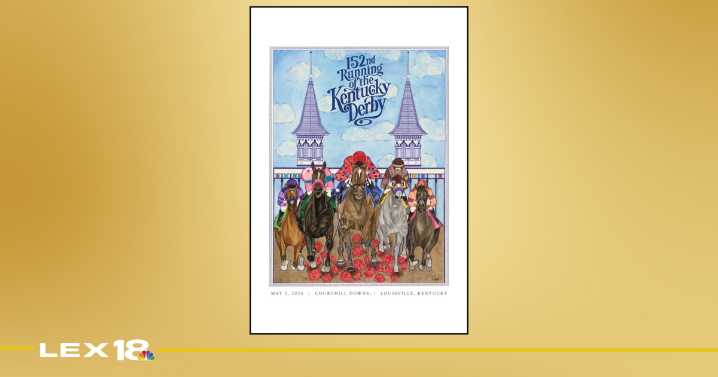 Kentucky artist becomes first to design both Derby Mint Julep Glass, official artwork