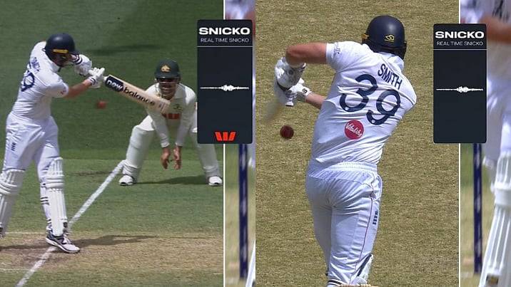 AUS vs ENG Ashes 1st Test: CONTROVERSY Erupts In Perth After DRS Rules Jamie Smith OUT; VIDEO