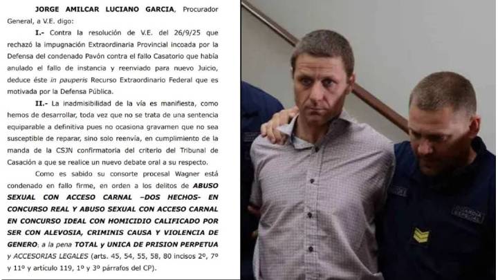 Micaela García: la Procuración rechaza el intento de Néstor Pavón de frenar el nuevo juicio