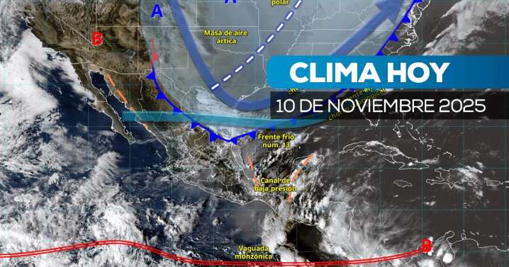 ¡Abrígate y extrema precauciones! El frente frío 13 traerá lluvias torrenciales, “Norte” y posible nieve en el país