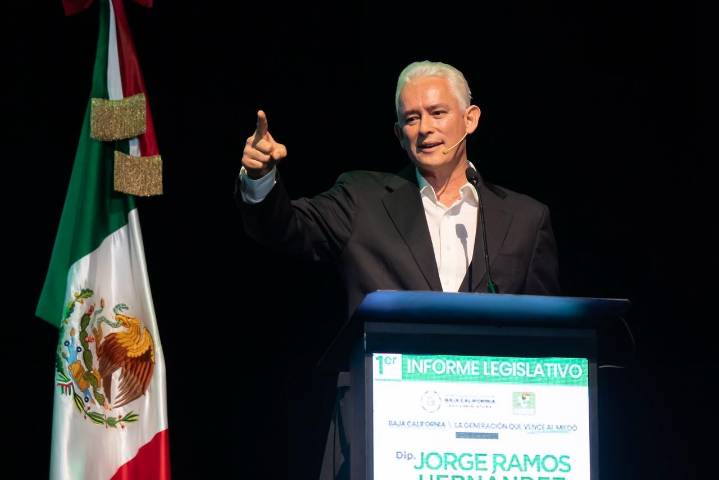 ”La seguridad es su causa”: Jorge Ramos rinde su 1er. Informe Legislativo