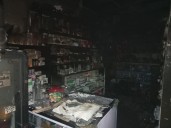 Se incendia casa empleada como farmacia ubicada en la colonia San Agustín