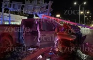 Ebrio ocasiona fuerte accidente con múltiples destrozos al sur de Saltillo