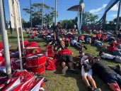 Independiente. Bebote Álvarez fue a combatir a la barra “oficial” para volver a liderar la tribuna: quedó detenido con 214 secuaces