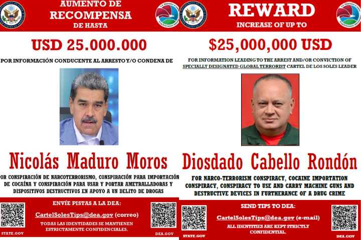 EEUU designa al “Cartel de los Soles” como organización terrorista extranjera