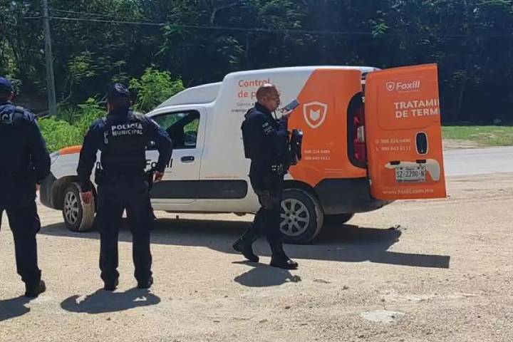 Operador de grúa logra escapar de intento de extorsión y secuestro virtual en Bacalar