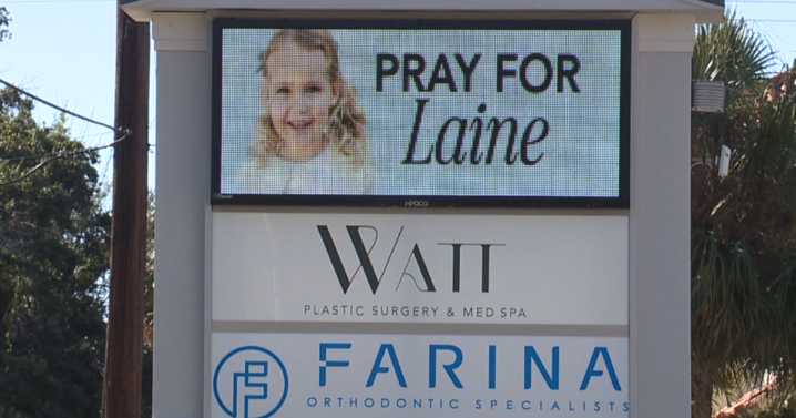 Signs across Tampa Bay ask for prayers for 5-year-old girl who remains hospitalized