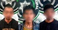 Apresan a tres sujetos por portación de armas prohibidas