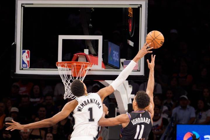 NBA roundup: Suns contain Victor Wembanyama, deal Spurs 1st loss