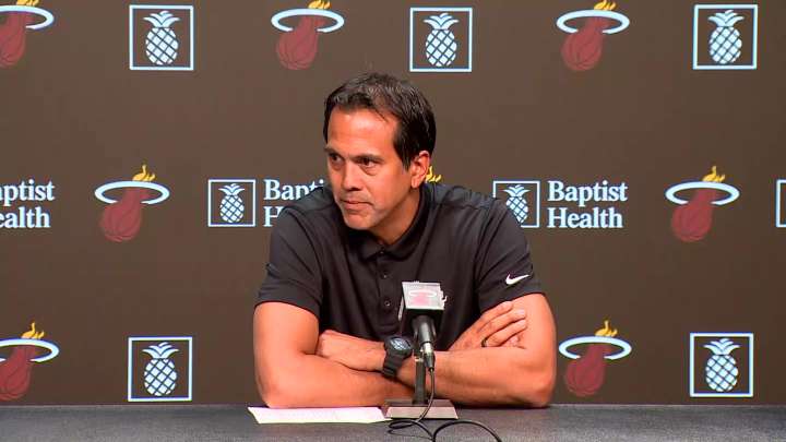 Miami Heat coach Erik Spoelstra grateful for support after fire destroys home