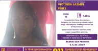 Buscan a Victoria Jazmín Perez