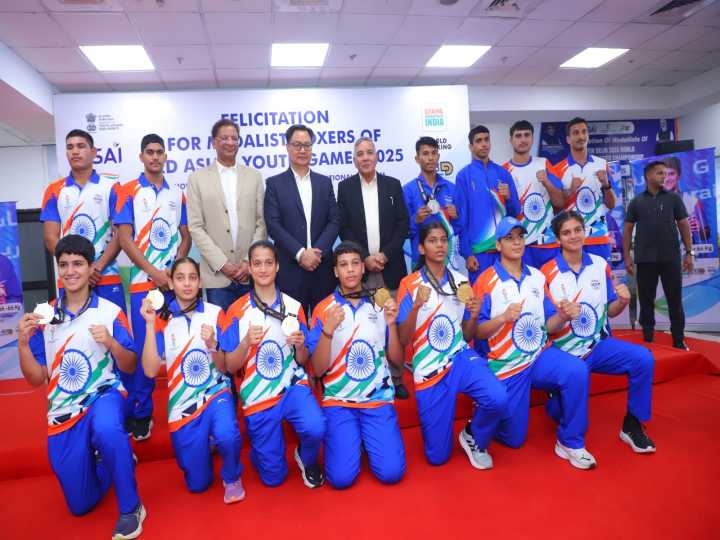 BFI felicitates young Indian boxers for landmark performance