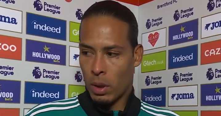 Virgil van Dijk points finger of blame as Liverpool's miserable season hits new low