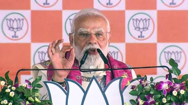 'Bettiah Witnessed Most Terrifying Form Of RJD And Congress' Jungle Raj:' PM Modi At Rally
