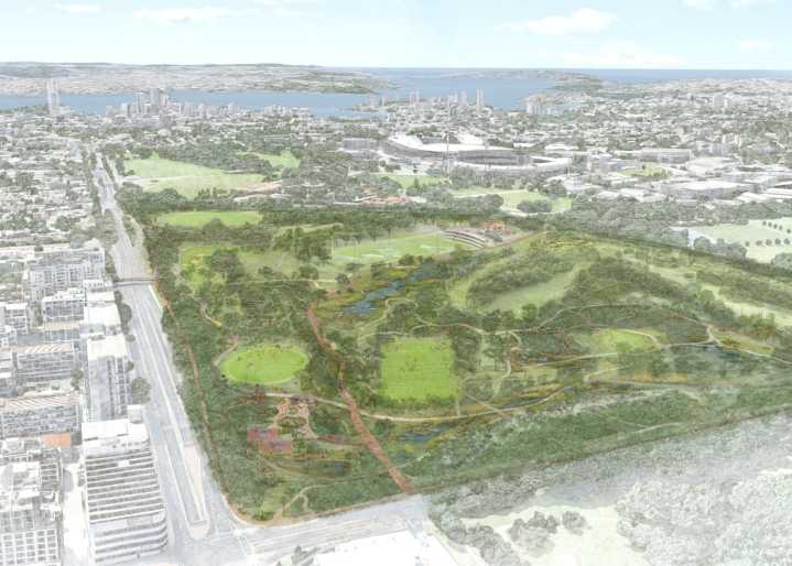Revealed: A new 20-hectare public park is landing in central Sydney