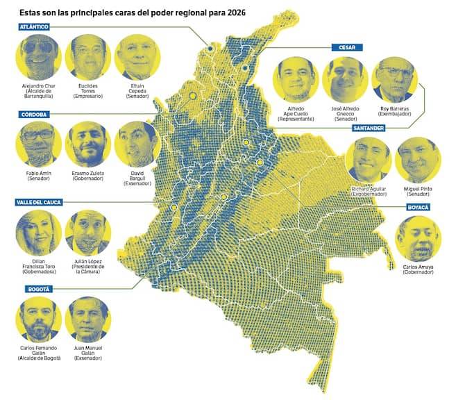 Así se mueve el poder regional para ocupar los mejores puestos en las listas al Congreso
