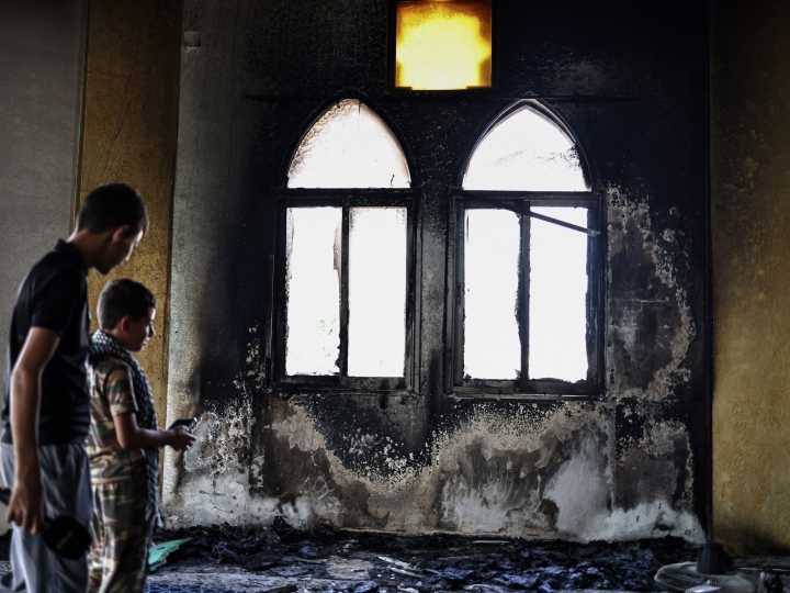 Israeli settler attack on West Bank mosque draws international condemnation