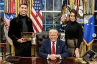 Cristiano Ronaldo comparte fotos inéditas en la Casa Blanca junto a Donald Trump y su esposa Georgina