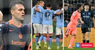 Man. City goleó al Dortmund en Champions League: Inter es líder invicto y Barcelona desentonó