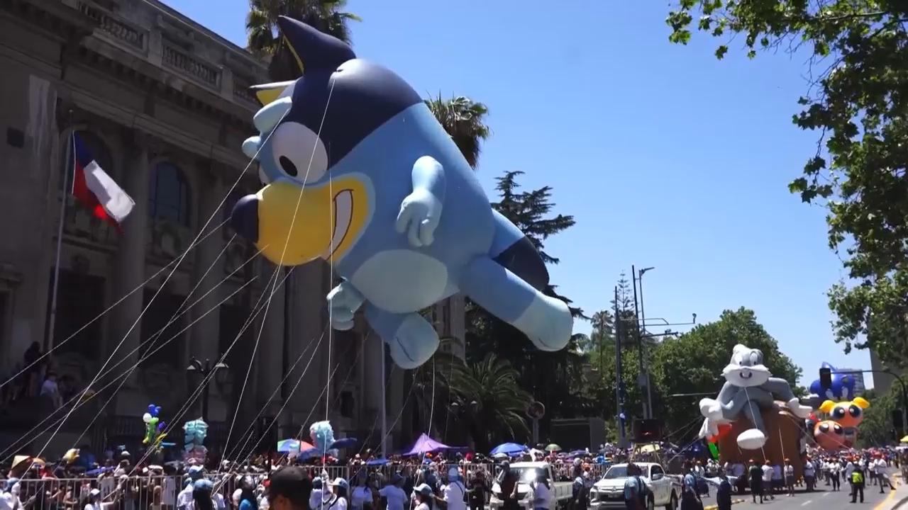 Crowds gather in Chile's capital to enjoy end