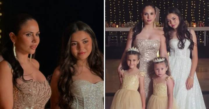 Así fue el festejo de 15 años de Mia, la hija mayor de Romina Uhrig: con los ex Gran Hermano, salón de lujo y show de L