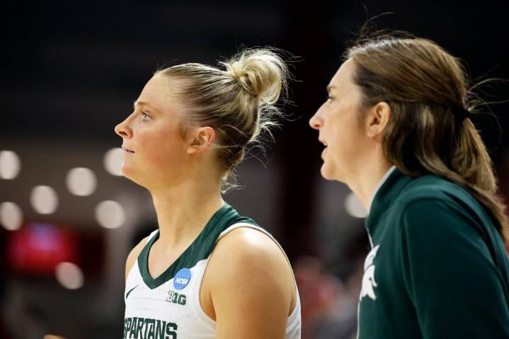 Kennedy Blair scores 25, No. 22 Michigan State women cap 6