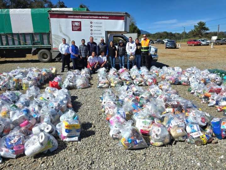 Garzas entregan víveres a comunidades afectadas por lluvias