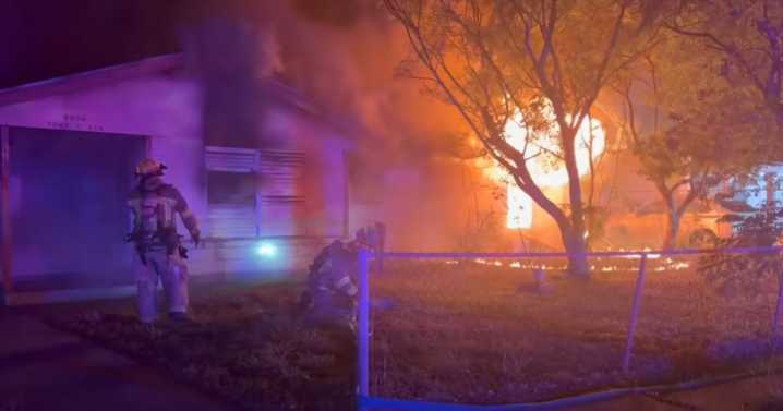 Gabriel Street fire put out safely Thanksgiving morning