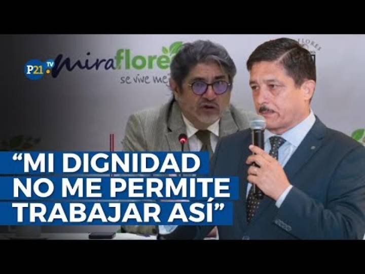 Gerente de Seguridad Ciudadana de Miraflores RENUNCIA: “Mi dignidad no me permite trabajar así”