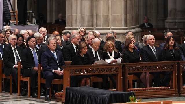 Who was in attendance—and who wasn't—at Dick Cheney's funeral