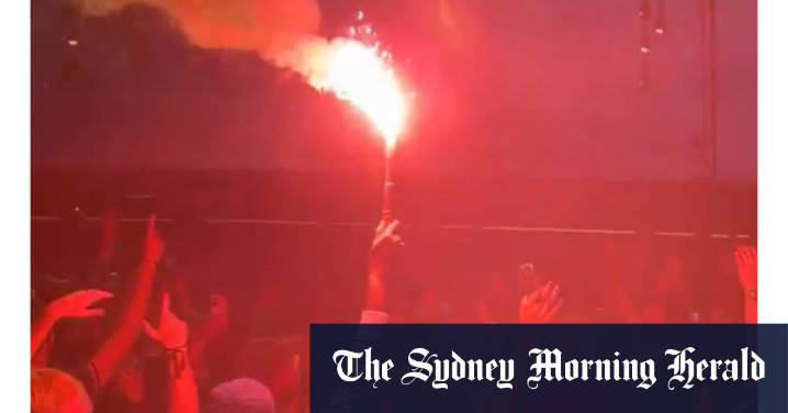 Liam Gallagher Melbourne: Oasis singer blasts flare-throwing fan at Marvel Stadium