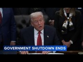 Government shutdown ends