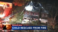 Chester, Pennsylvania house fire critically injures young child, adult on Wilson Street