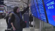 Bradley International Airport passengers react as government shutdown comes to an end