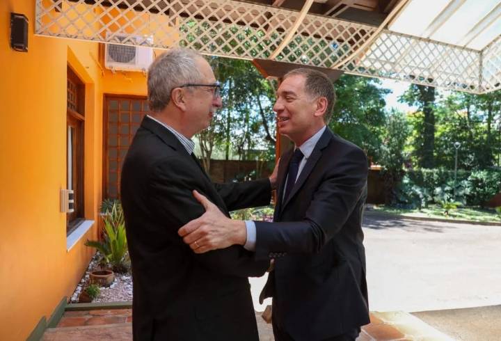 Passalacqua recibió a Santilli y planteó la reactivación de obras claves para Misiones