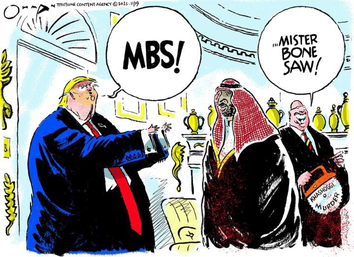 Cartoon: Meeting of monsters