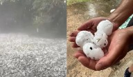 Tormentas en Córdoba: el granizo impactó en varias localidades del valle de Calamuchita