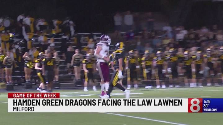 Hamden Green Dragons vs. Jonathan Lawman is News 8’s Game of the Week