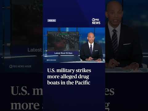 U.S. military strikes more alleged drug boats in the Pacific