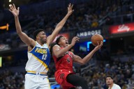 Raptors drub depleted Pacers, 129